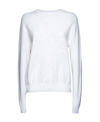 Ferragamo Hollow T-shirt In White