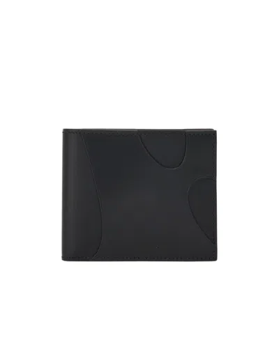 Ferragamo Hollowed-out Wallet In Black