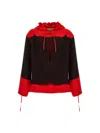 Ferragamo Hooded Blouse Fell Off Shirt And Blouse Multicolor