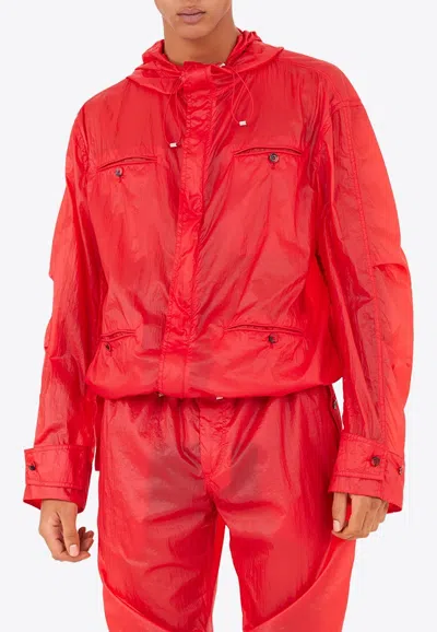 FERRAGAMO HOODED BLOUSON