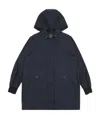 Ferragamo Hooded Casual Jacket In Black