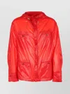 Ferragamo Hooded Jacket With Adjustable Drawstring Hem