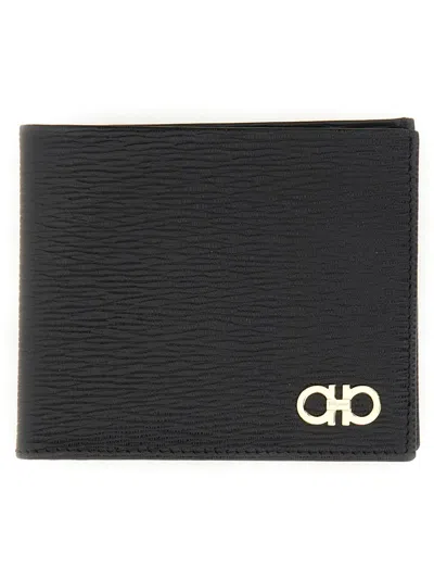 Ferragamo Hooks Wallet In Multi