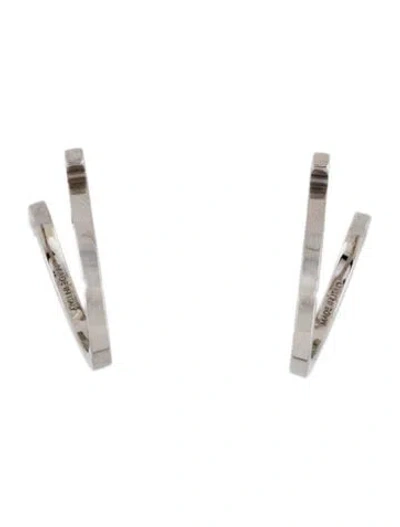 Pre-owned Ferragamo Hoop Earrings In Multi