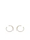 Ferragamo Hoop Earrings With Knot In Golden