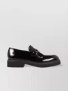Ferragamo Horsebit Chunky Sole Leather Loafers