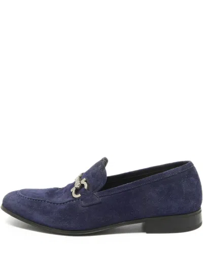 Pre-owned Ferragamo Horsebit Loafers