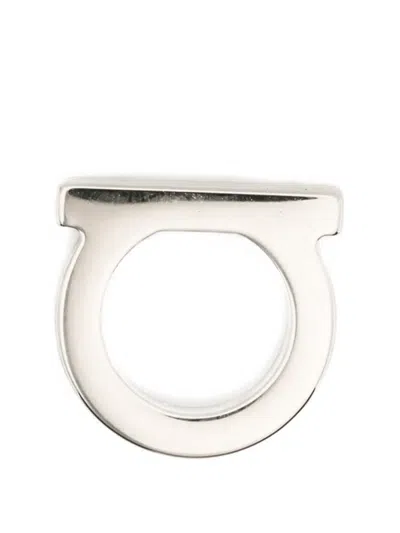 Ferragamo Horseshoe Earrings In Red