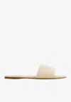 Ferragamo Hotel Logo Leather Slides