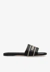 Ferragamo Elegant Satin And Leather Sandals For Women In Black