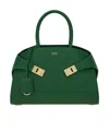 Ferragamo Hug Mini Bag In Green