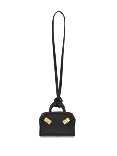 Ferragamo Hug Bag Accessory In Black