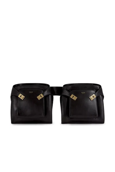 Ferragamo Hug Belt Bag In Black