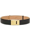 Ferragamo Hug Belt In Black