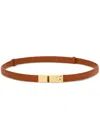 Ferragamo Hug Belt In Brown