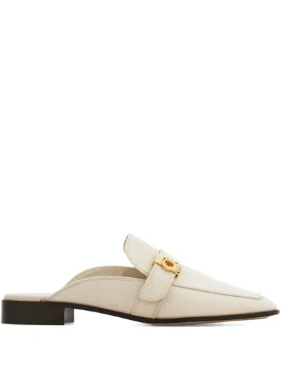 Ferragamo Hug Buckle Loafer In White