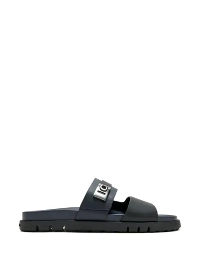 Ferragamo Hug Buckled Sandals In Blue