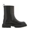 Ferragamo Woman Ankle Boots Black Size 10.5 Leather In Black