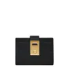 Ferragamo Hug Card Clip In Black