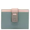 Ferragamo Hug Compact Card Holder In Green