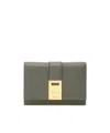 Ferragamo Hug Compact Wallet In Gray