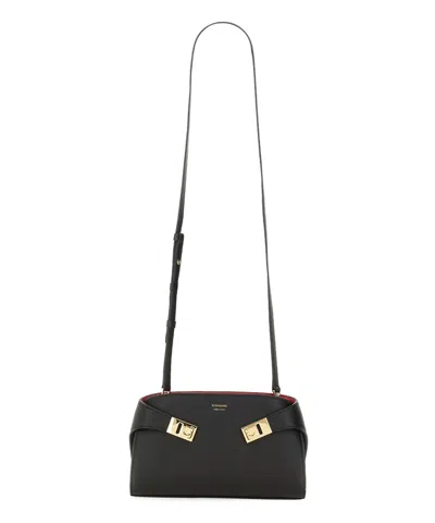 Ferragamo Hug Black Leather Bag