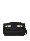 Ferragamo Large Hug Pouch In Black
