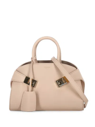 Ferragamo Hug Handbag (xs) In Purple