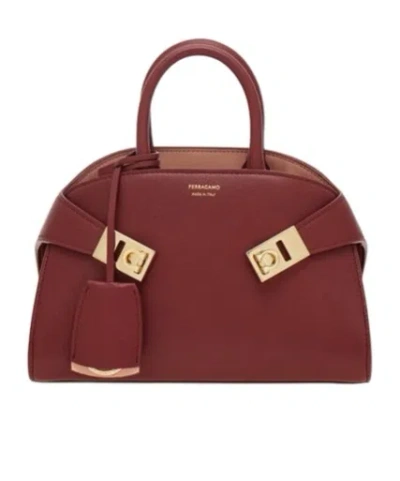 Ferragamo Hug Handbag  (xs) In Red