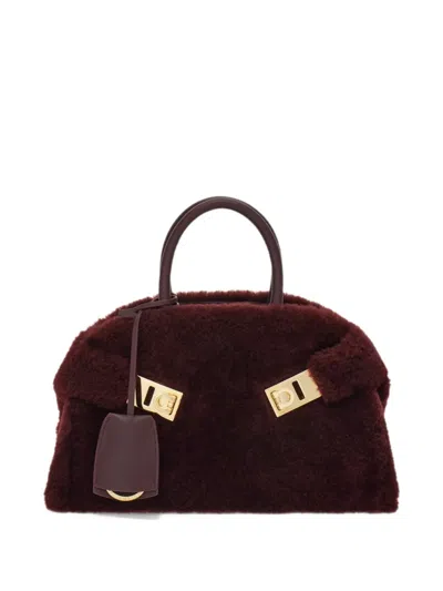 Ferragamo Hug Handbag (xs) In Pink