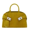 Ferragamo Hug Handbag (xs) In Yellow