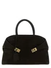 Ferragamo Dark Brown Hug Large Satchel In Brown