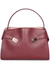 Ferragamo Hug Large Mauve Handbag