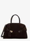 Ferragamo Hug L Soft Tote Bag In Brown