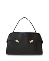 Ferragamo Medium Hug Calfskin Shoulder Bag In Brown