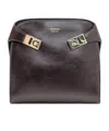 Ferragamo Hug Logo Printed Belt Bag In Burgundy