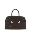 Ferragamo Hug M Leather Tote Bag Salvatore In Black