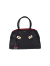 Ferragamo Medium Two-tone Handbag "hug"