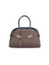 Ferragamo Shoulder Bag With Detachable Strap And Top Handles