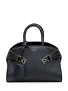 Ferragamo Hug Soft Leather Crossbody Bag In Black