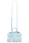 Ferragamo Hug Mini Bag In Sky Blue