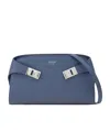 Ferragamo Mini Hug Logo-plaque Cross Body Bag In Blue