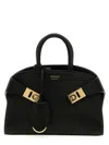 Ferragamo Mini Hug Leather Top Handle Bag In Black
