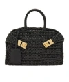 Ferragamo Hug Mini Shoulder Bag In Black