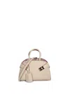 Ferragamo Hug Mini Stone Bag Beige In Beige