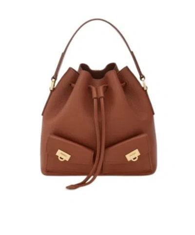 Ferragamo Hug Multi-pocket Bucket Bag