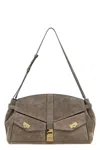 Ferragamo Hug Multipocket L Gray Shoulder Bag