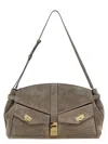 Ferragamo Hug Multipocket L Gray Shoulder Bag