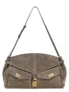 Ferragamo Hug Multipocket L Gray Shoulder Bag In Gray