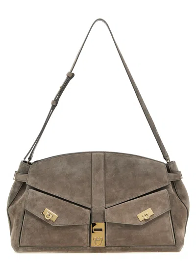 FERRAGAMO HUG MULTIPOCKET (L) CROSSBODY BAG